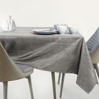 Obrus Plamoodporny VESTA 160x250 Owal kakaowy AmeliaHome