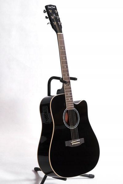 Gitara e-akustyczna Harley Benton D-120CE BK zdjęcie 8