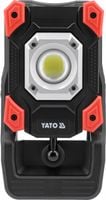 YATO REFLEKTOR PRZENOŚNY AKUMULATOROWY COBLED 20W 2000lm Z ZACISKIEM 818216