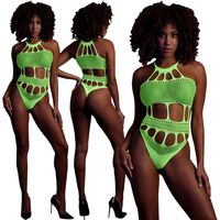 Sexy Niesamowiete Neonowe Body Ouch! 832 Green NEON XS/XL