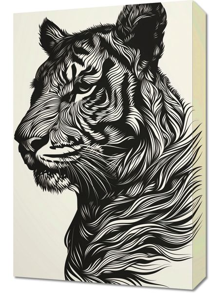 Obraz 40x60cm Tygrysi Gwizd zdjęcie 1