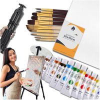 Zestaw Do Malowania Artystyczny Duży Zestaw Malarski Prezent Dla Dzieci