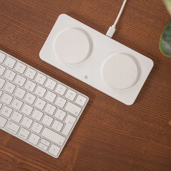 Spacecase Wireless Dual Charger Magcharge Wm3W White zdjęcie 10