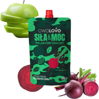 OWOLOVO Siła & Moc Mus jabłkowo-buraczany 200 g