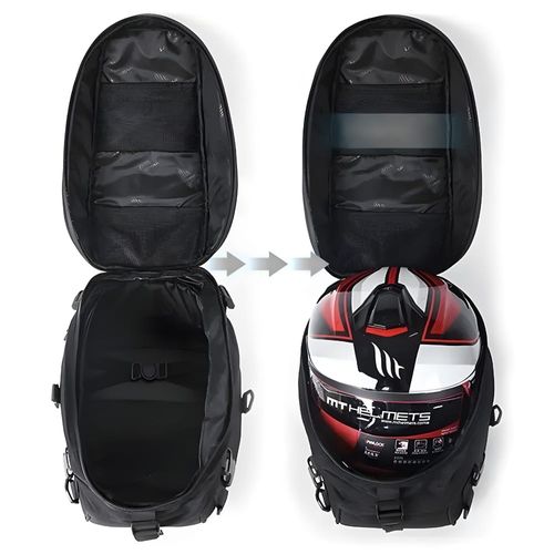 Plecak usztywniany na motor pokrowiec wodoodporny, paski do mocowania na Arena.pl