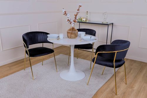 Krzesło Margo zielone tapicerowane na Arena.pl