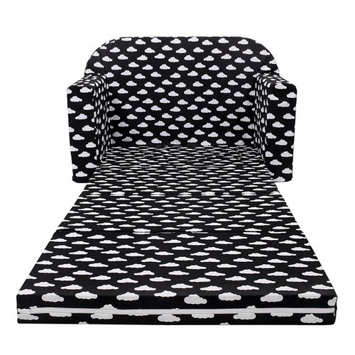 LULANDO Sofa Classic, Chmurki Białe na Czarnym Tle na Arena.pl