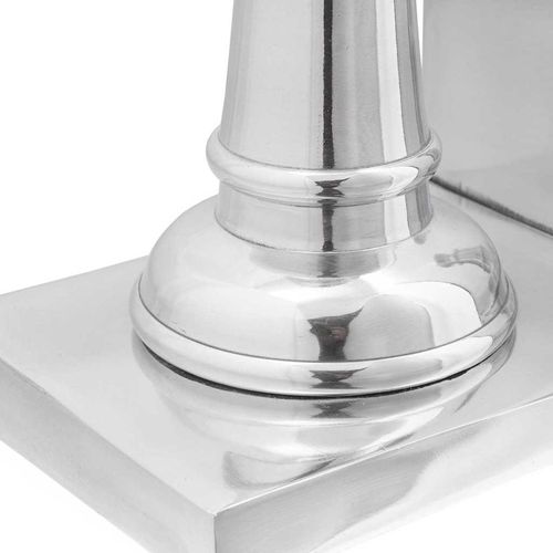 Podpórki do książek 2 pcs Srebrny 11 x 12 x 19.5 cm Aluminium na Arena.pl