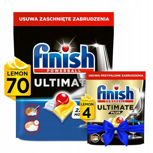 Finish Quantum Ultimate kapsułki do zmywarki 70szt + Gratis na Arena.pl