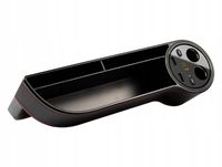 UCHWYT SCHOWEK ORGANIZER SAMOCHODOWY DO AUTA 2xUSB 2xZAPALNICZKA KUBEK LCD