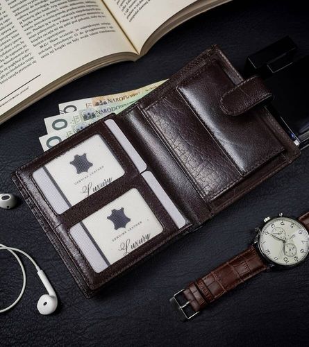 elegancki portfel męski ze skóry naturalnej - rovicky na Arena.pl