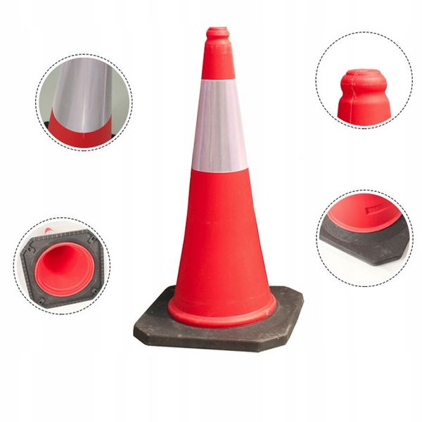 PACHOŁEK DROGOWY OSTRZEGAWCZY TWARDY ODBLASK SŁUPEK WYSOKI ODBLASKOWY 75 CM zdjęcie 13