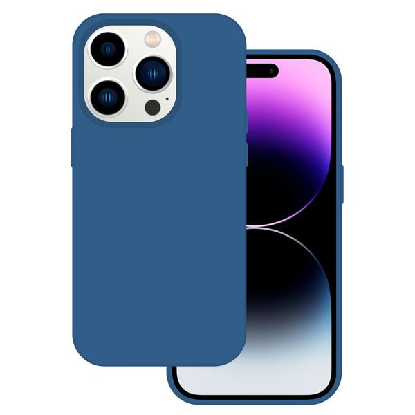Tel Protect Silicone Premium do Iphone 12 granatowy zdjęcie 1