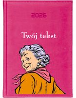 KALENDARZ A6 2026 TYGODNNIOWY prezent na dzień babci TWÓJ NADRUK NAPIS