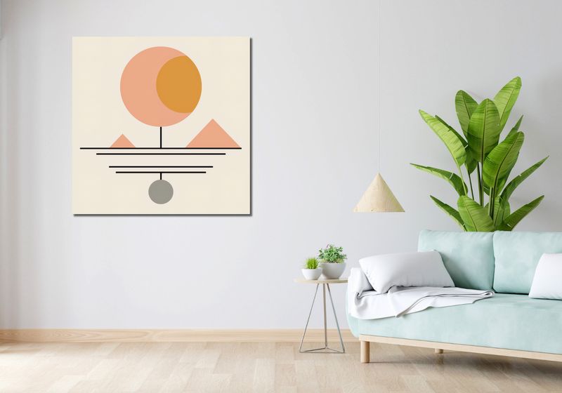 Obraz 100x100cm Geometryczna Utopia zdjęcie 2