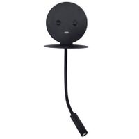 Minimalistyczna lampa ścienna Acacias do holu LED 9W czarna