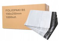 Foliopaki kurierskie FOLIOPAK B5 190x250 mm 1000 szt