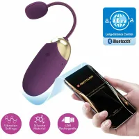 pretty love abner app fioletowy - system intymny z bluetooth i aplikacją