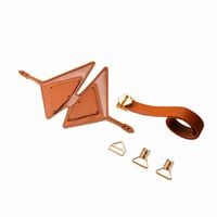maska na oczy vixen blindfold set brown lockink