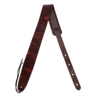 Skórzany pasek do gitary akustycznej elektrycznej brązowy Harley Benton Guitar Strap 6 BR