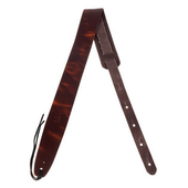 Skórzany pasek do gitary akustycznej elektrycznej brązowy Harley Benton Guitar Strap 6 BR
