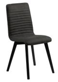 Krzesło Arosa Anthracite/ Black tapicerowane