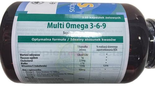 Multiomega 3-6-9 EFAs (120kaps) Swanson na Arena.pl