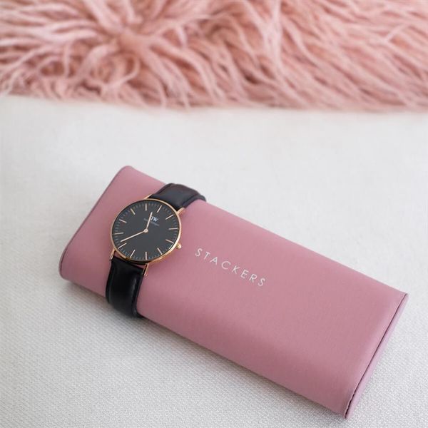 Poduszka na zegarki Stackers różowa zdjęcie 2