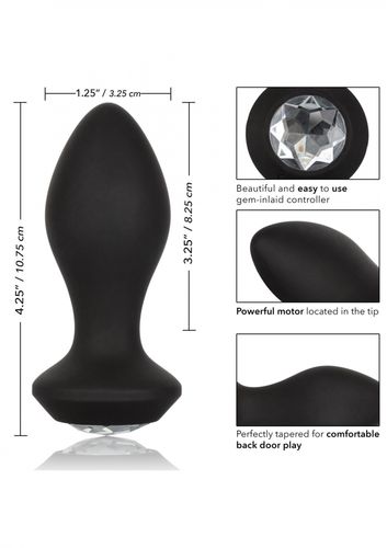 vibrating petite crystal probe black na Arena.pl