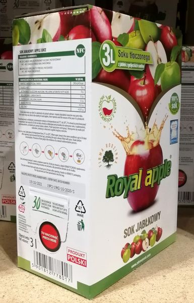 Royal Apple 3L Sok jabłkowy zdjęcie 1