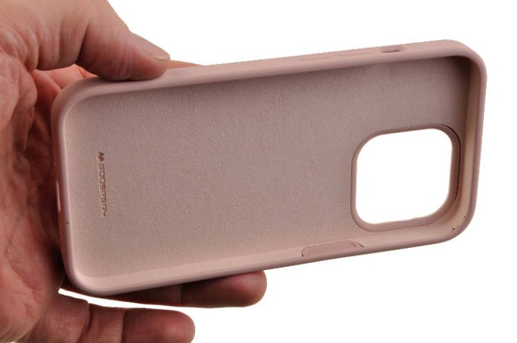 Etui Mercury Goospery Silicone do Apple iPhone 13 Pro różowy zdjęcie 4