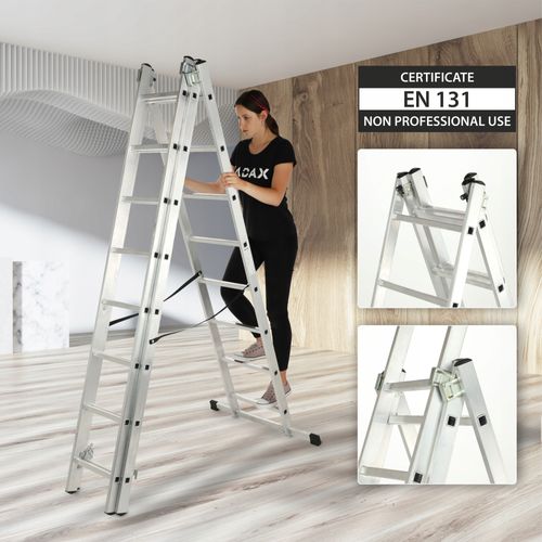 KADAX Drabina wielofunkcyjna 8-stopni 3x8 BASIC na Arena.pl