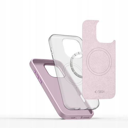 Etui Tech-Protect Silicone Pure Magsafe do iPhone 16 Pro pink pearl na Arena.pl
