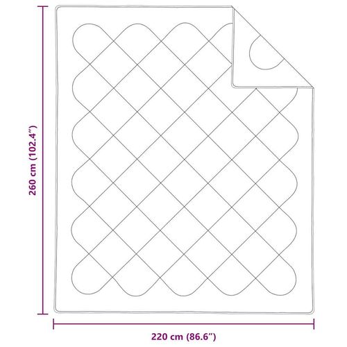Zestaw Kołdry z poduszką 3 pcs Biały 260 x 220 cm Mikrofibra na Arena.pl