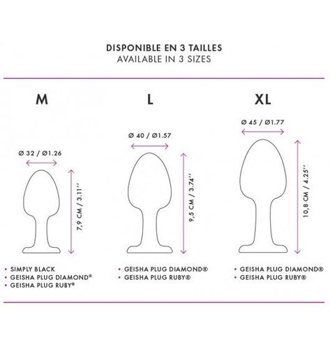 Buttplug Marc Dorcel - Geisha Plug Diamond M V2 na Arena.pl