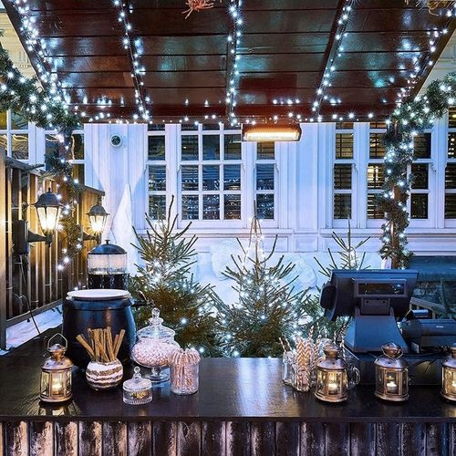 Lampki choinkowe LAMPKI ZEWNĘTRZNE 1000 LED ZIMNE + FLASH 67m na Arena.pl