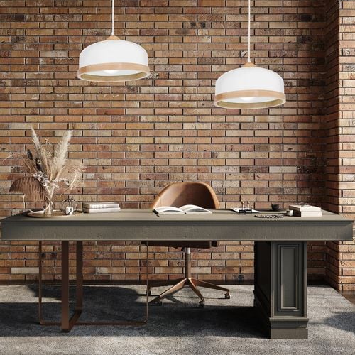 Lampa wisząca Studio Biały 1xE27 na Arena.pl