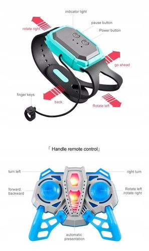 SAMOCHÓD STEROWANY GESTAMI + 2 x PILOT PŁYWAJĄCY samochód zdalnie sterowany na Arena.pl