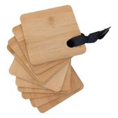 Podkładka Bambusowa Podstawka 9x9cm 10szt