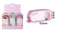 Piórnik transparentny 21,5x9,5cm Cute