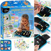 Podróżny Zestaw Zabaw Zmywalne Strony Naklejki Markery  G2