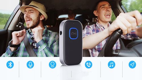 BEZPRZEWODOWY ODBIORNIK BLUETOOTH 5.0 ADAPTER TRANSMITER AUX MINI-JACK 3.5 na Arena.pl