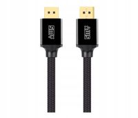 Silver Monkey X Kabel DisplayPort 2.0 Ultra w oplocie 3m czarny