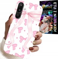 ETUI DO SAMSUNG GALAXY M16 5G - RÓŻOWE WSTAZKI WSTĄZKA MODNE WZORY CASE