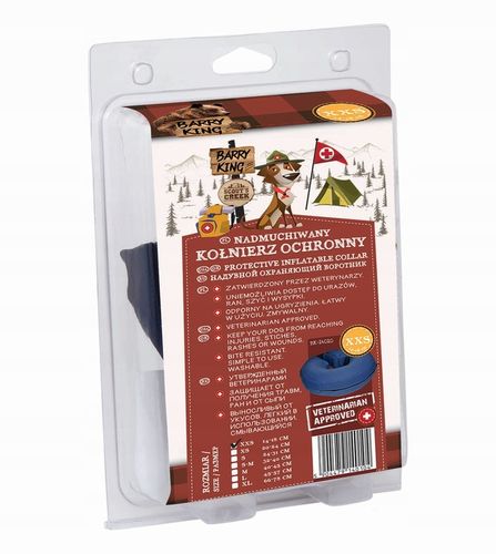 Kołnierz dla psa (L) 45-57 cm. Dmuchany. na Arena.pl