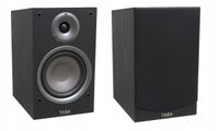 2X KOLUMNY PODSTAWKOWE GŁOŚNIKI STEREO TAGA HARMONY TAV-B CZARNE BLACK PARA