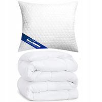 Komplet Zestaw Całoroczny Ciepła Kołdra 160x200 + Poduszka 70x80