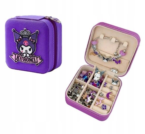 ZESTAW KUROMI DO ROBIENIA BRANSOLETEK NASZYJNIKÓW CHARMS HELLO KITTY na Arena.pl