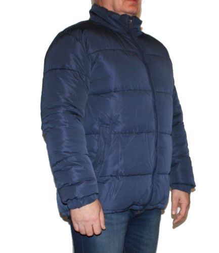 Męska kurtka John Devin zimowa - pikowana - granatowa - XL na Arena.pl