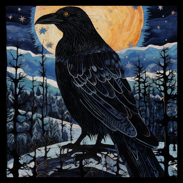 Plakat 30x30cm Kruczy Mąciciel zdjęcie 2